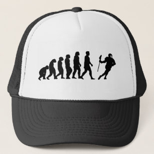 Lacrosse Evolution - Funny Lacrosse Trucker Hat