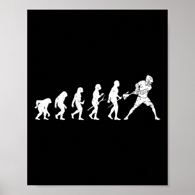 Lacrosse Evolution - Lacrosse Player Evolution  Poster (Front)