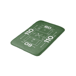 Lacrosse Field Bathroom Mat