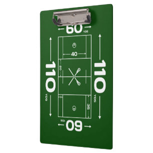Lacrosse Field Clipboard