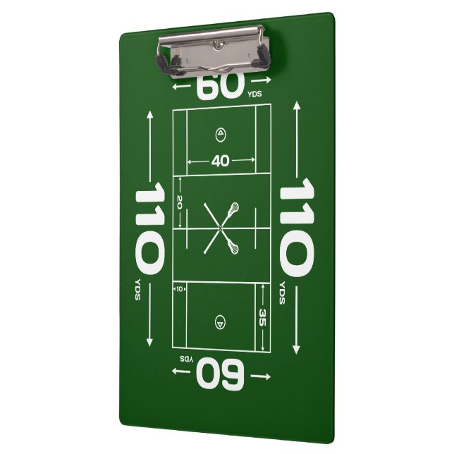 Lacrosse Field Clipboard (Left)