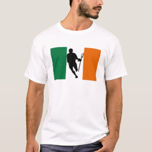 Lacrosse Flag IRock Ireland T-Shirt