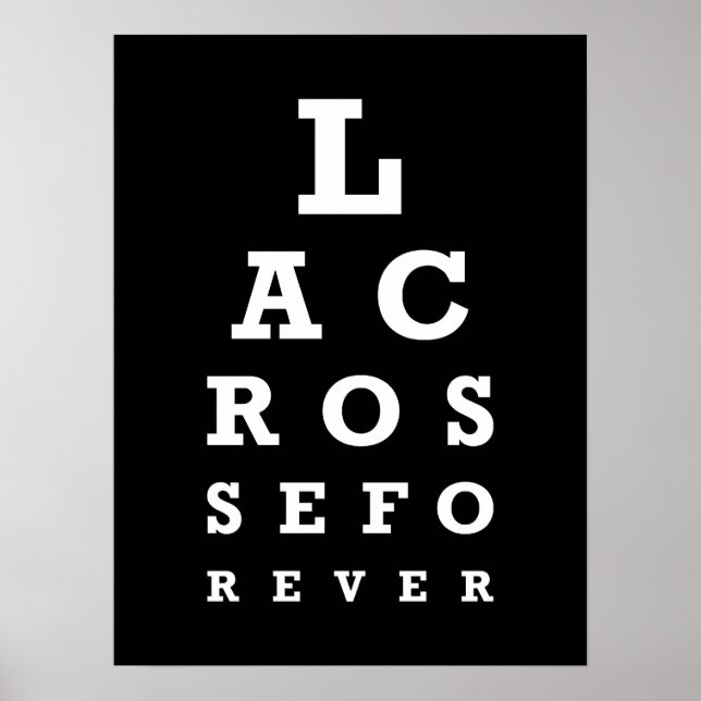 Lacrosse Forever Poster (Front)