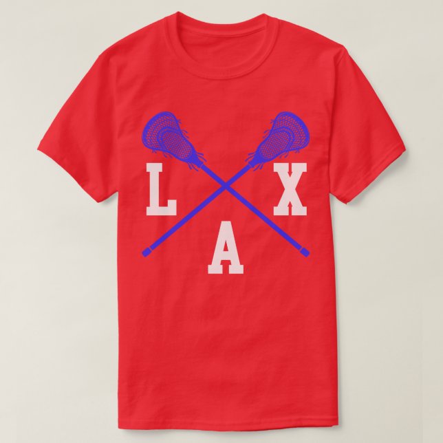 Lacrosse Funny Lax 4 T-Shirt (Design Front)