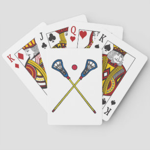 Lacrosse Gear Playing Cards
