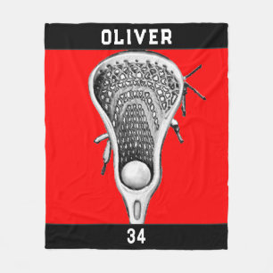 Lacrosse Gift Ideas Fleece Blanket