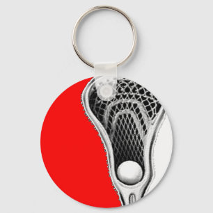 Lacrosse Gifts Red Team Key Ring