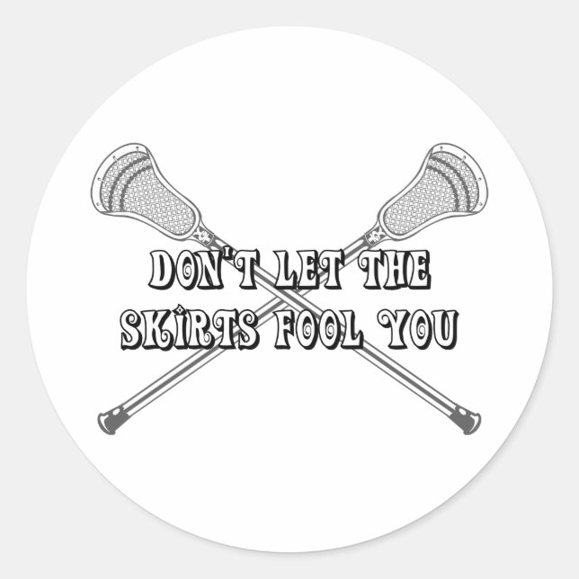 Lacrosse Girls Fool Sticker (Front)