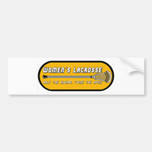 Lacrosse Girls WomensLacrosseSS 2 Bumper Sticker