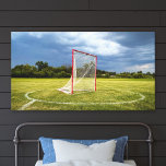 Lacrosse Goal Vibrant Outdoor Scenic Photo Canvas Print<br><div class="desc">Get in the game with our Lacrosse Goal Vibrant Outdoor Scenic Photo Canvas Print. Capture the energy of your favourite game when you hang this piece in your bedroom. Let the vibrant field and detailed goal inspire a sense of athleticism and determination.</div>