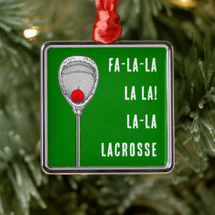 Lacrosse Goalie Collectable Metal Tree Decoration