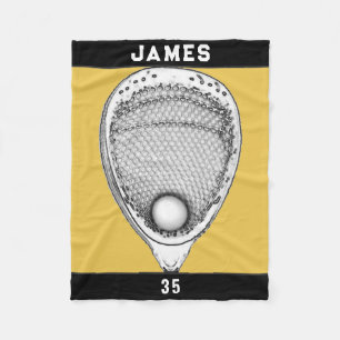 Lacrosse Goalie Fleece Blanket