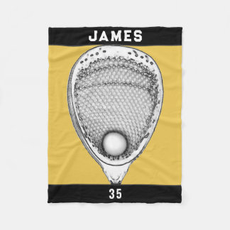 Lacrosse Goalie Fleece Blanket