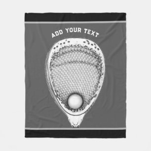 Lacrosse Goalie Fleece Blanket