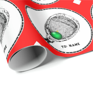 Lacrosse Goalie Gift Wrapping Paper