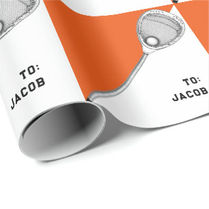 Lacrosse Goalie Gift Wrapping Paper