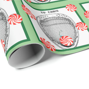 Lacrosse Goalie Gift Wrapping Paper