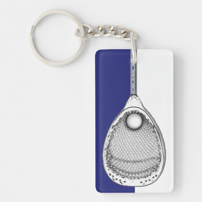 Lacrosse Goalie Keepsake Key Ring (Front)