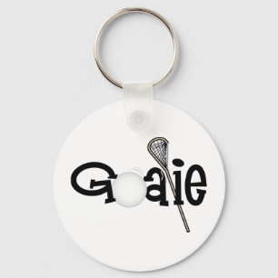 Lacrosse Goalie Key Ring