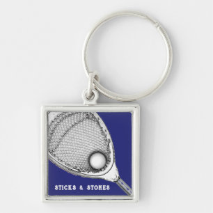 Lacrosse Goalie Key Ring