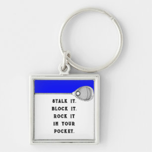 Lacrosse Goalie Key Ring