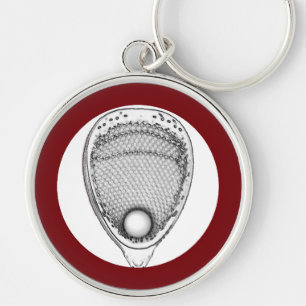 Lacrosse Goalie Keychain