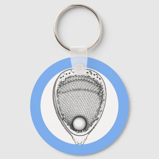 Lacrosse Goalie Keychain (Front)