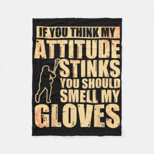 Lacrosse Goalie Lacrosse Gloves Stick Lax Goalie Fleece Blanket
