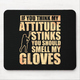 Lacrosse Goalie Lacrosse Gloves Stick Lax Goalie Mouse Mat