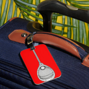 Lacrosse Goalie Luggage Tag