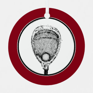 Lacrosse Goalie Metal Tree Decoration