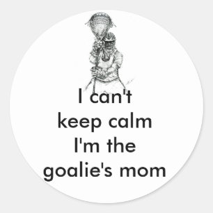 Lacrosse Goalie Mum Sticker