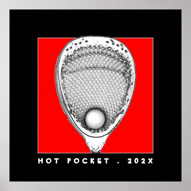 Lacrosse Goalie Poster (Front)