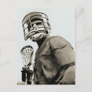 Lacrosse Goalkeeper Postcard