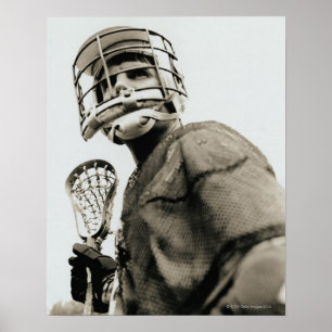Lacrosse Goalkeeper Poster