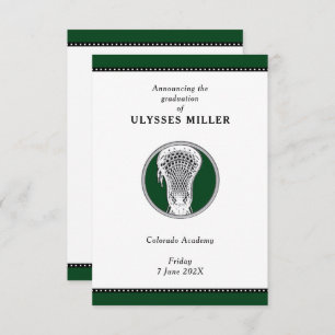 Lacrosse Graduation Announcement