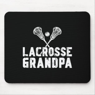 Lacrosse Grandpa Of A Lacrosse Player Grandfather Mouse Mat