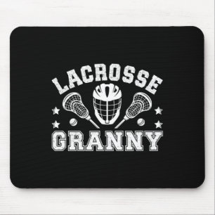 Lacrosse Granny Grandma Granny Of A Lacrosse Playe Mouse Mat