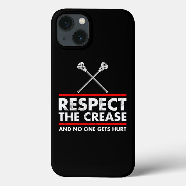 Lacrosse Hockey Midfield Defense Attack Goalie S T Case-Mate iPhone Case (Back)