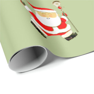 Lacrosse Holiday Gift Wrapping Paper