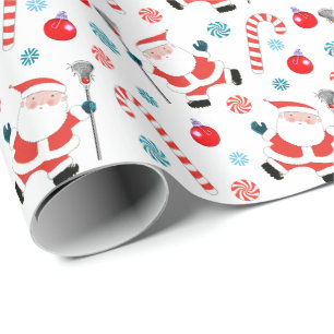 Lacrosse Holiday Gift Wrapping Paper