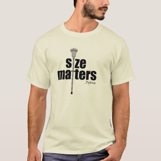 Lacrosse Humour SizeD T-Shirt (Front)