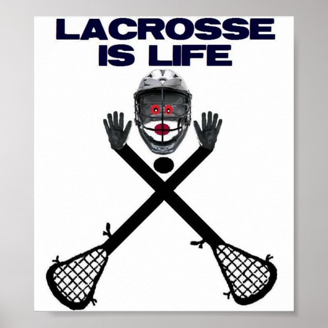 Lacrosse is Life Poster (Front)