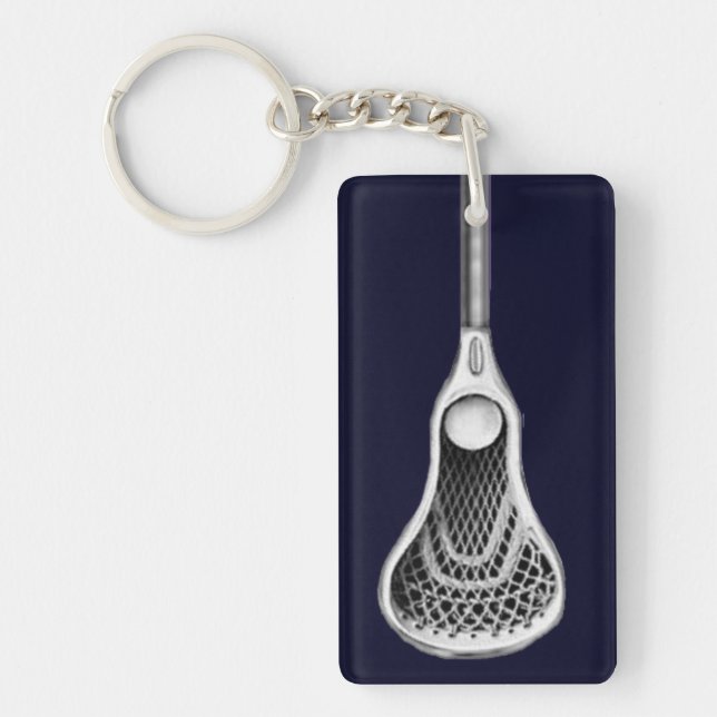 Lacrosse Keepsake Acrylic Keychain (Front)