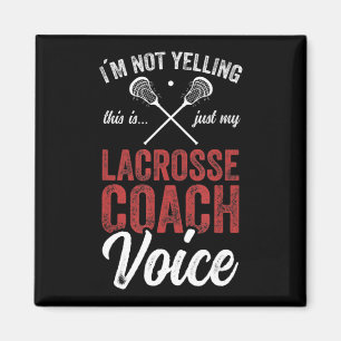 Lacrosse LAX American Flag Magnet
