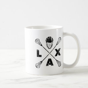 Lacrosse Lax Cross Axis Black Colorway Coffee Mug