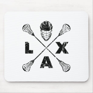 Lacrosse Lax Cross Axis Black Colorway Mouse Mat