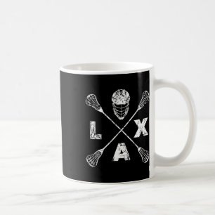 Lacrosse Lax Cross Axis Coffee Mug