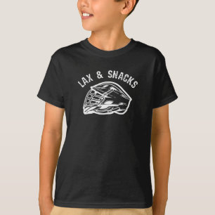 Lacrosse Lax Goalie Lacrosse And Snacks T-Shirt