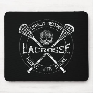 Lacrosse Legally Beating People With Sticks-Fun De Mouse Mat